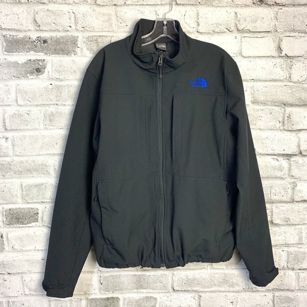 The North Face Black Soft Shell Lightweight Full Zip Jacket